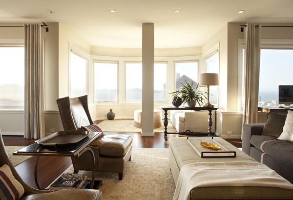 旧金山Jackson街优雅设计的顶层公寓