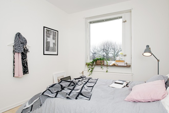 哥德堡舒适温馨的白色公寓