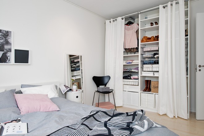 哥德堡舒适温馨的白色公寓