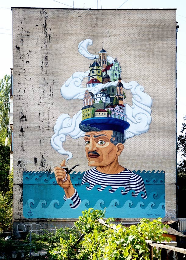乌克兰街头艺术家Kislow作品欣赏