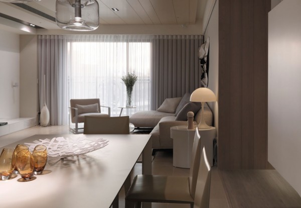 WCH Interior: 现代极简风格公寓装修设计