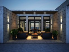 乌克兰现代时尚的屋顶公寓