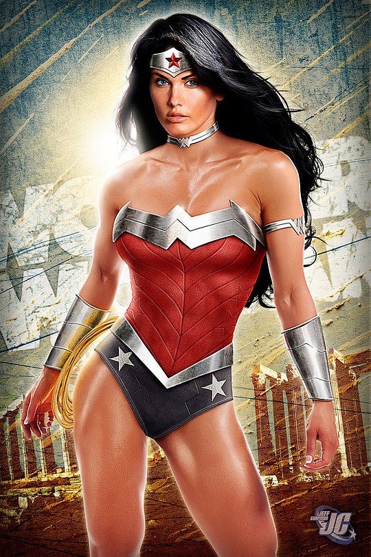 Jeff Chapman女性超级英雄人物插画