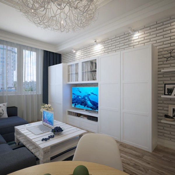 乌克兰设计师Elizabeth Danina：现代公寓效果图设计