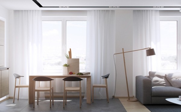 Nordes Design:简洁温馨的两居室公寓设计