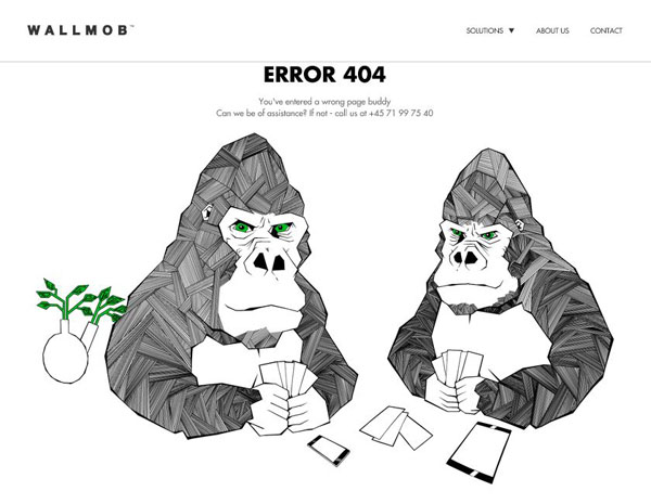 50个国外创意404错误页面设计