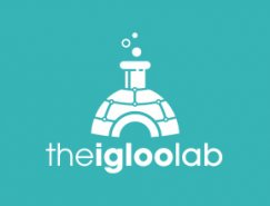 标志设计元素运用实例：实验烧杯