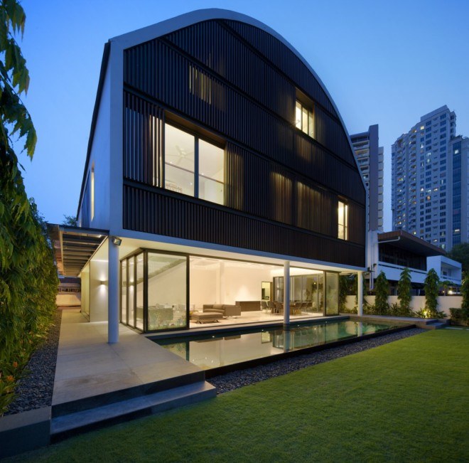 新加坡Wind Vault现代住宅设计