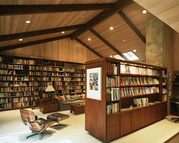 50个创意的家庭图书馆设计