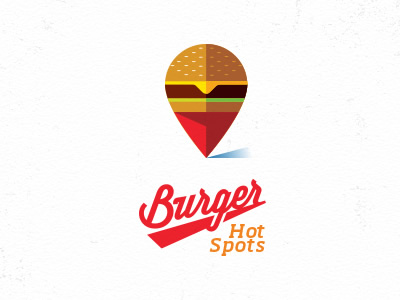 标志设计元素运用实例：汉堡