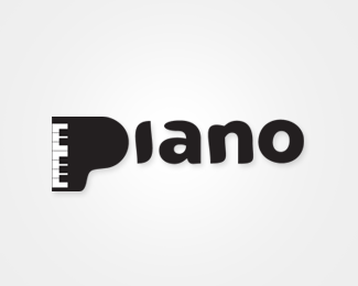 标志设计元素运用实例：钢琴(2)