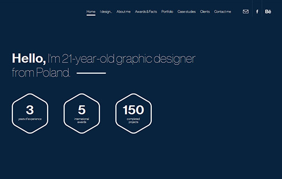 55个国外创意单页面网站设计欣赏
