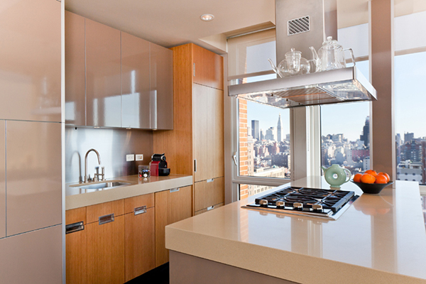 美丽的曼哈顿天际线：纽约现代高层公寓设计