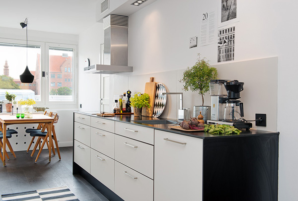 瑞典舒适温馨的简约风格公寓设计