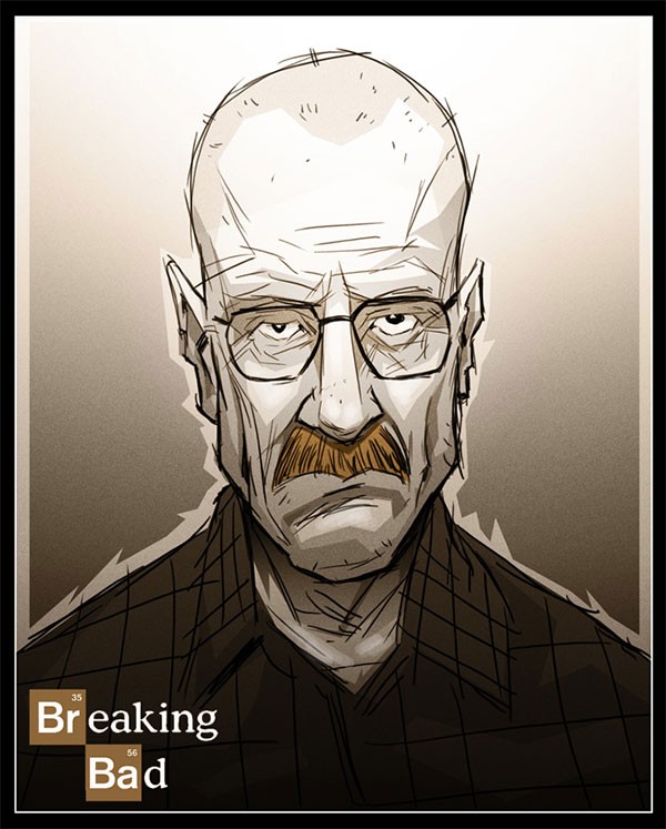 绝命毒师（Breaking Bad）人物角色插画欣赏