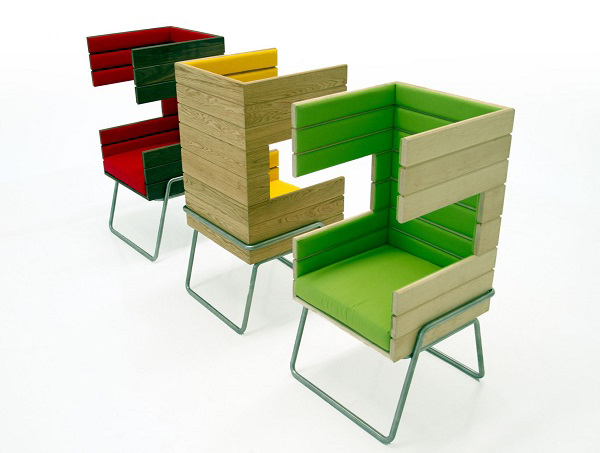 jakob gomez: gi booth创意椅子设计