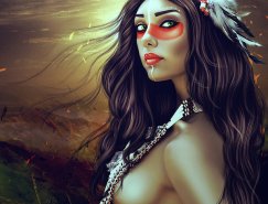 Navid & Hedieh漂亮的肖像插画欣赏