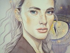 俄罗斯Kimberly80人物肖像插画作品