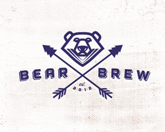 标志设计元素运用实例：熊(三)