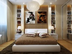 现代时尚的卧室设计欣赏