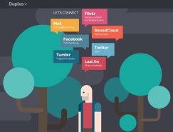 25个国外使用插画元素的网站欣赏