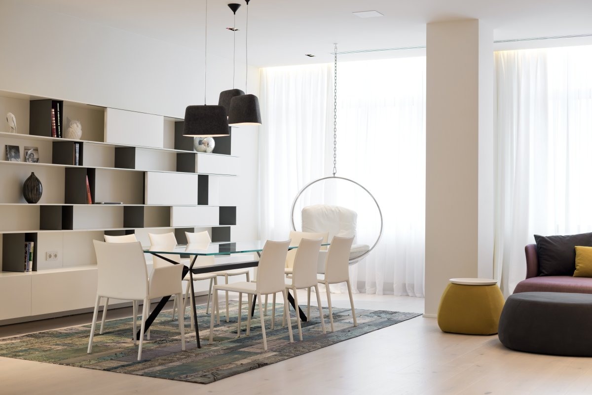 莫斯科New Arbat现代极简风格公寓设计