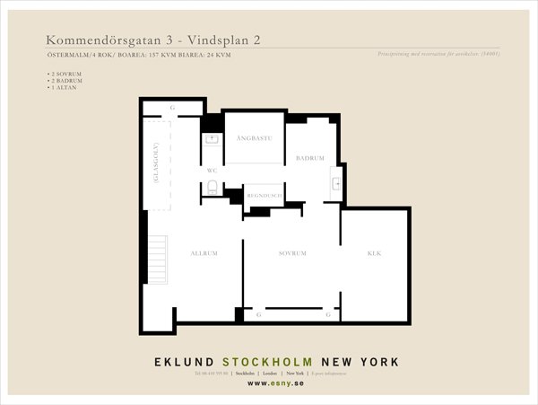 斯德哥尔摩现代简约风格阁楼设计