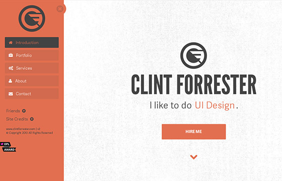 55个创意单页面网站设计