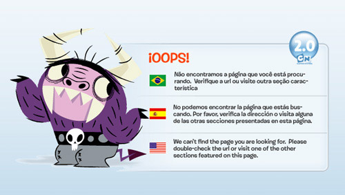 30个国外创意404页面设计