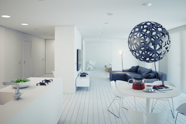 温馨极简的现代公寓设计