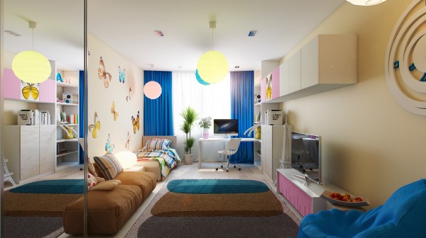 跳跃丰富的色彩：儿童房设计欣赏