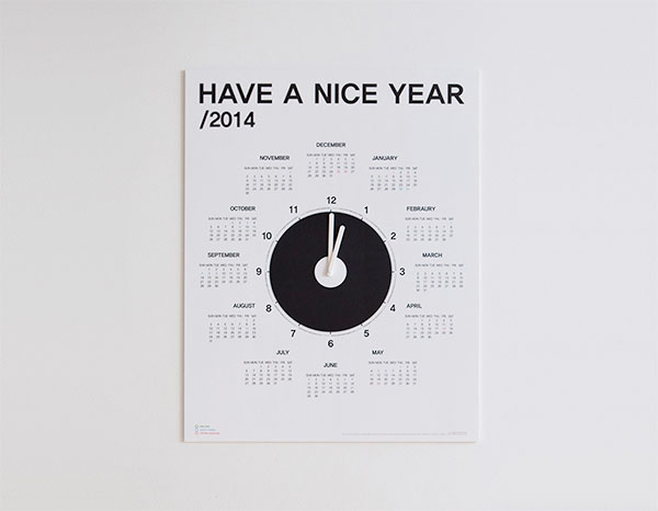 最具创意的国外2014年历和日历设计