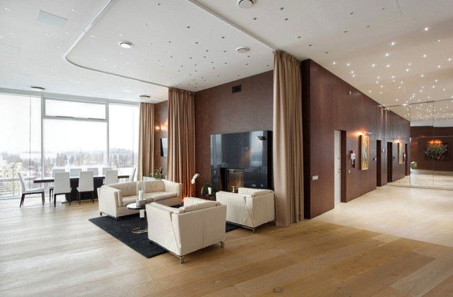 莫斯科现代优雅的豪华公寓设计