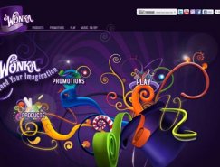 30个国外美味的甜品和糖果网站设计