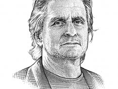 Noli Novak点画（hedcut）肖像插画欣赏