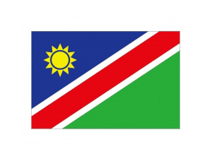 纳米比亚国旗矢量图