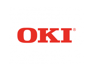 打印機品牌:(衝電氣)OKI標誌矢量圖