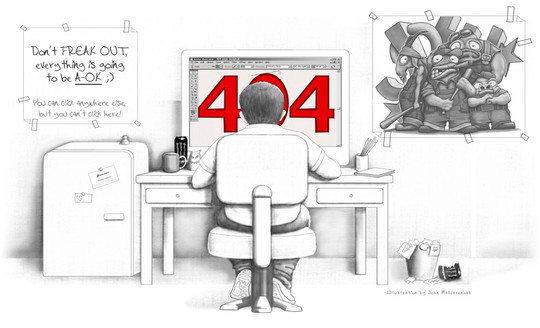 29个创意404错误页面设计