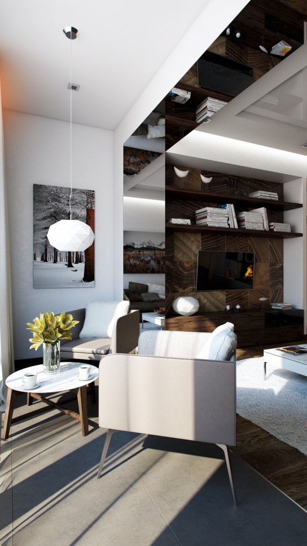 Pavel Vetrov:3个漂亮的公寓装修欣赏