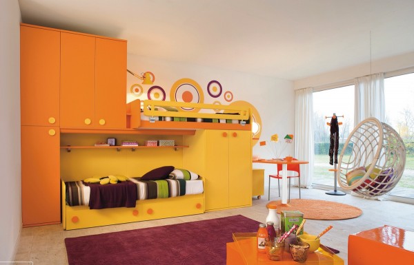 现代风格的儿童卧室设计效果图欣赏