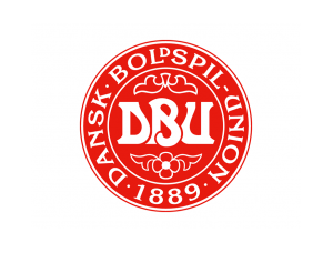 丹麦国家足球队队徽标志矢量图