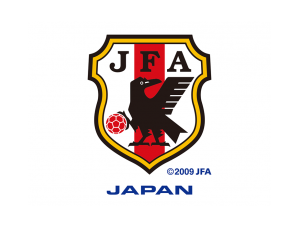 日本国家足球队队徽标志矢量图