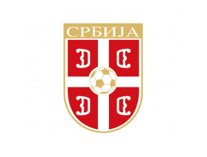 塞尔维亚国家足球队队徽标志矢量图