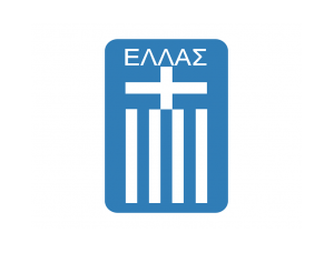 希腊国家足球队队徽标志矢量图