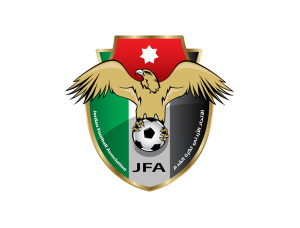 约旦国家足球队队徽标志矢量图