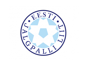 爱沙尼亚国家足球队队徽标志矢量图