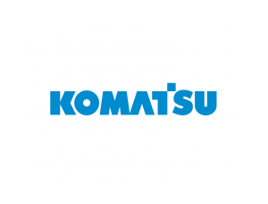 挖掘机品牌:Komatsu小松标志矢