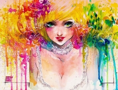 菲律宾Rian Gonzales人物肖像插画