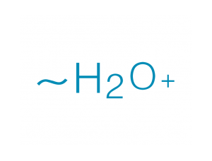 H2O水芝澳化妆品标志矢量图
