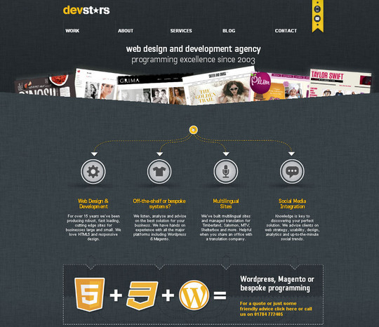 40个漂亮的HTML5网站欣赏